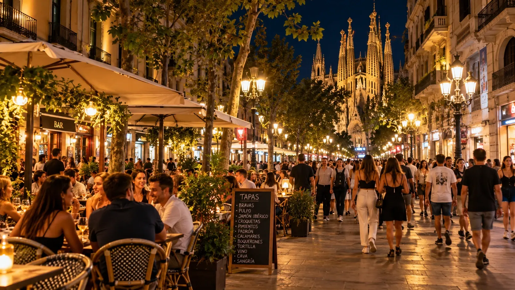 A Saturday night in Barcelona: complete plan from dinner to dawn