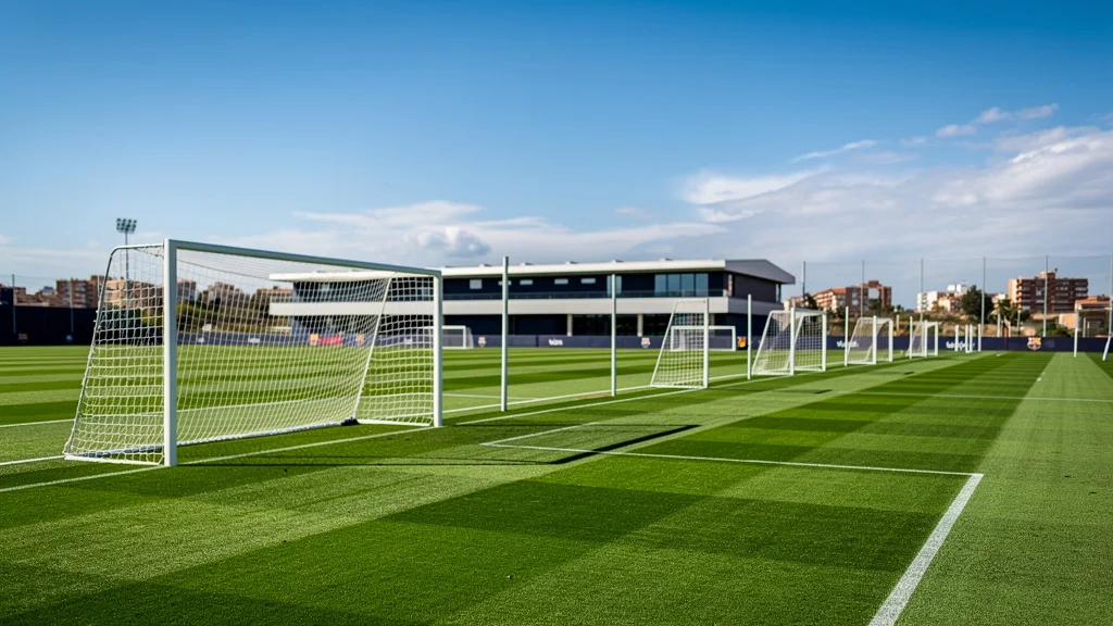 Campo de entrenamiento del FC Barcelona en Sant Joan Despí
