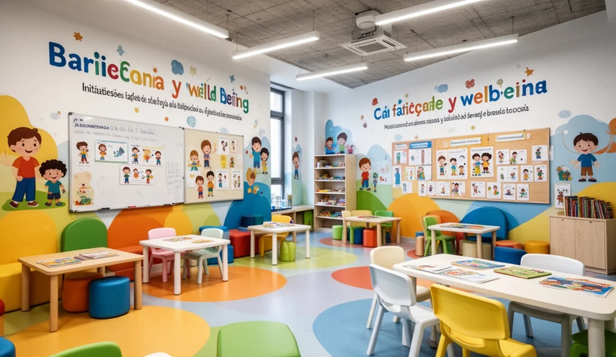 Playground area designed for young children with vibrant equipment