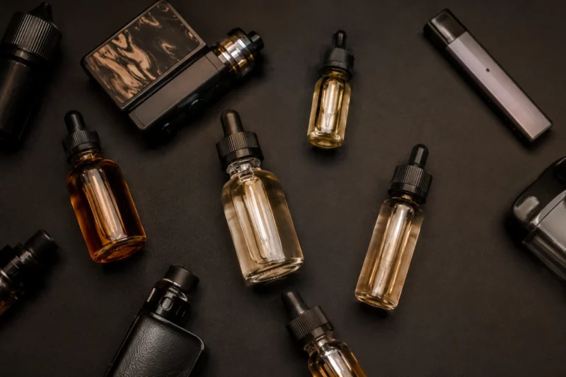 Vapeadores y e-liquido