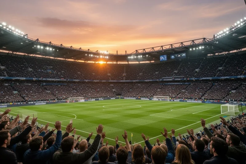 Estadio lleno durante un partido del FC Barcelona