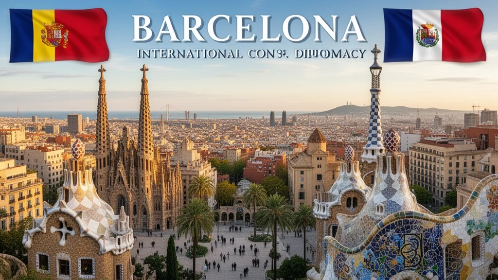 Vista panorámica de Barcelona destacando su arquitectura icónica