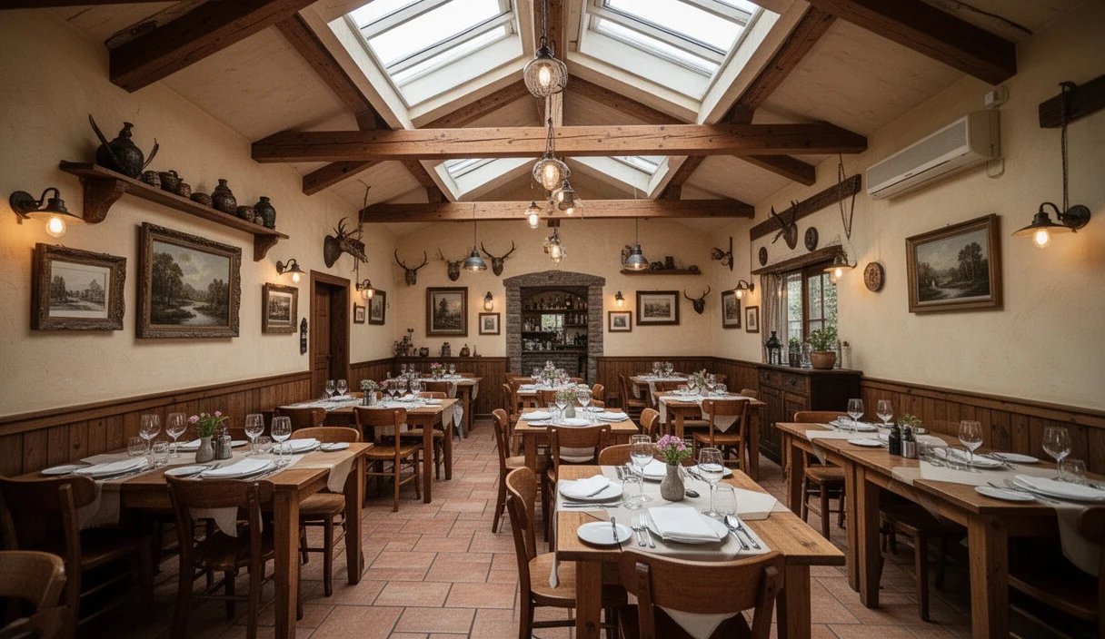 Cozy interior of Finca Nebot featuring rustic decor and inviting ambiance