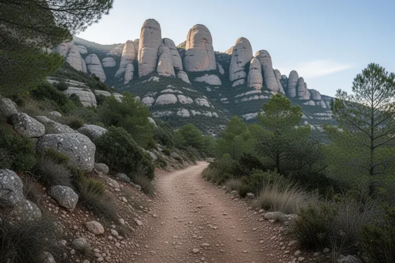 Vista escénica del camino cerca de Montserrat donde ocurrió el incidente trágico.
