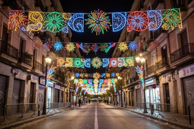 Escena festiva durante la verbena de Sant Joan en L'Hospitalet