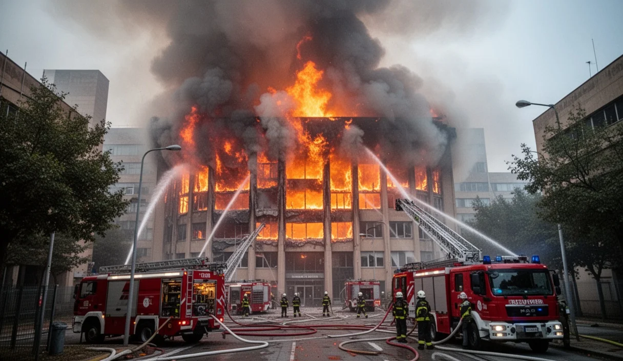 Incendio controlado en un edificio del IRTA-CReSA sin heridos ni pérdidas animales.