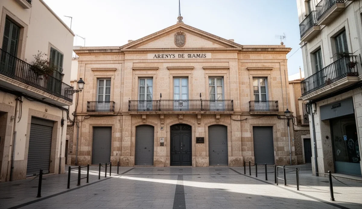 Ayuntamiento vacío en Arenys de Mar tras denuncias sobre pérdida económica