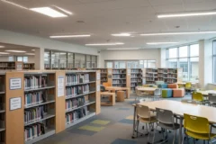 el institut sants cierra su nueva biblioteca para crear un aula de eso 6243