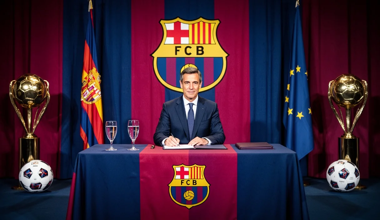 Ceremonia protocolaria para la toma de posesión del presidente del FC Barcelona