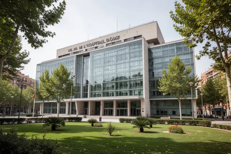 Exterior view of a municipal building in L'Hospitalet de Llobregat