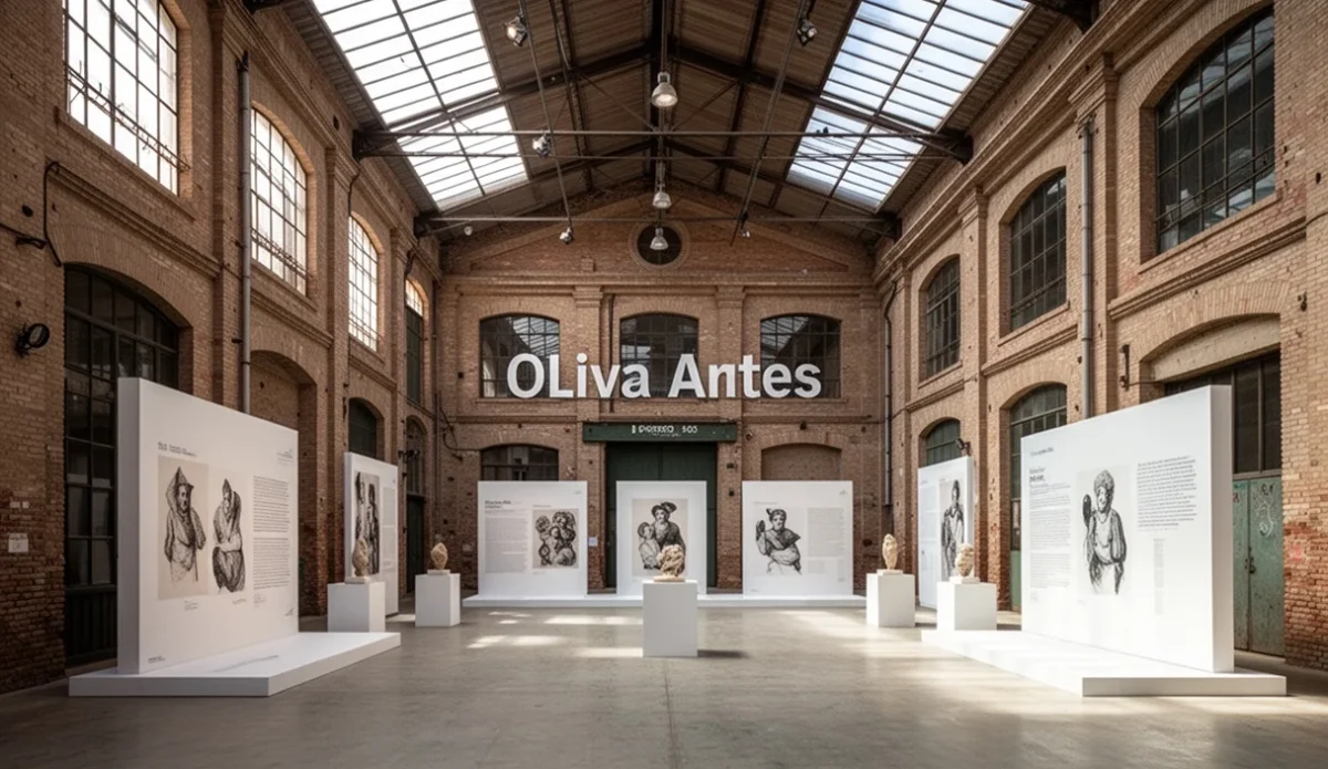 Fábrica Oliva Artés convertida en espacio expositivo durante eventos arquitectónicos