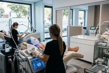 Clínica estética con aparatología avanzada.