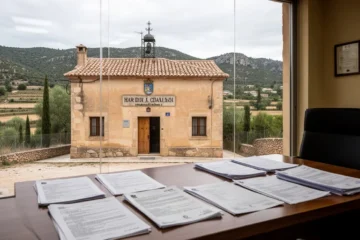 A rural town hall representing small municipal governance challenges