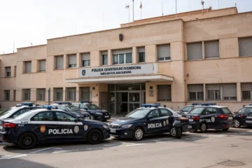 Estación policial en España durante el día