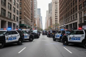 Operativo policial urbano relacionado con una detención