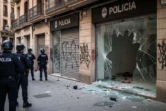 detenido un joven por disparos y mensajes racistas en lleida 7672