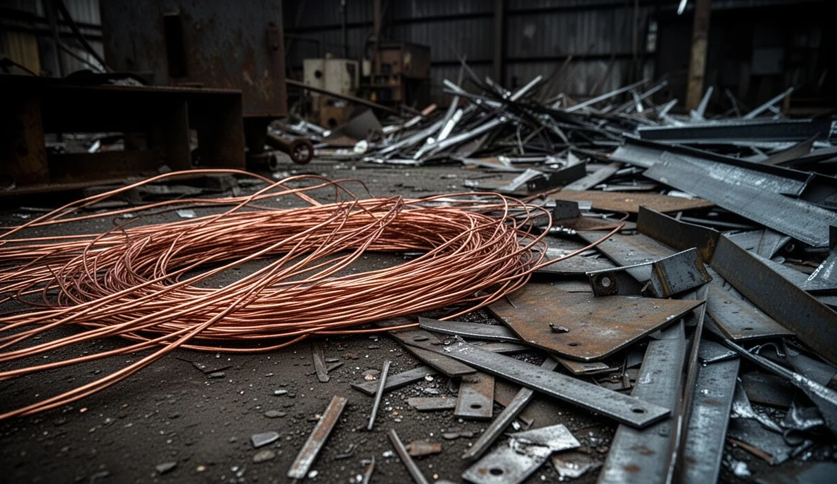 Abandoned industrial site highlighting vulnerabilities related to metal theft
