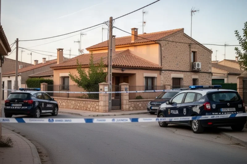 Zona residencial en Juneda con presencia policial tras un robo