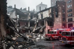 incendio en taller de lleida provoca el desalojo de nueve edificios cercanos 7502