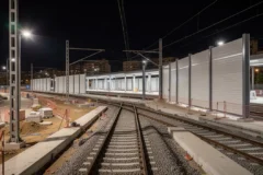 castelldefels corta la circulacion nocturna por obras en su estacion ferroviaria 8248