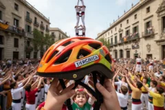las colles castelleres presentan nuevo casco infantil para mejorar la seguridad 8461