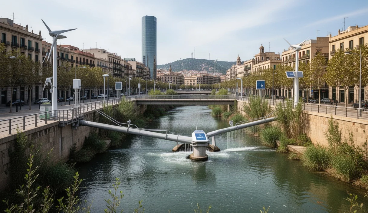 Infraestructura moderna para gestión hídrica en Barcelona